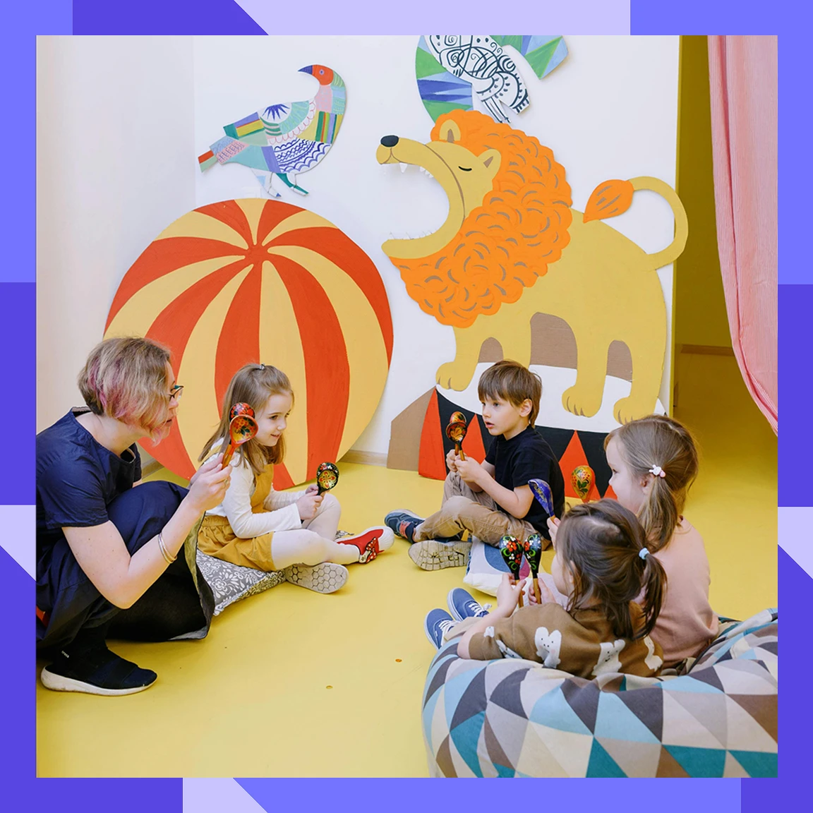 Early Year Practitioner running a small playgroup