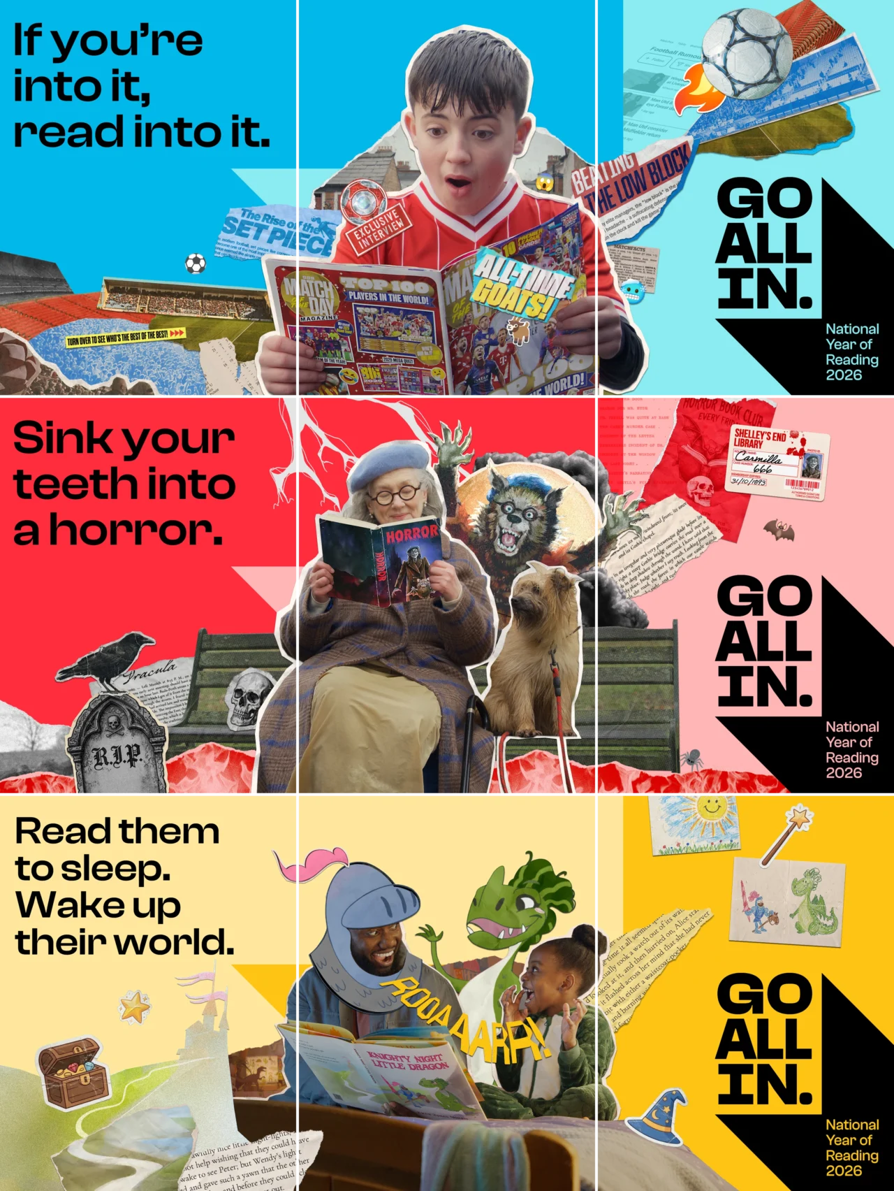 Instagram takeover mock-up for the National Year of Reading campaign launch